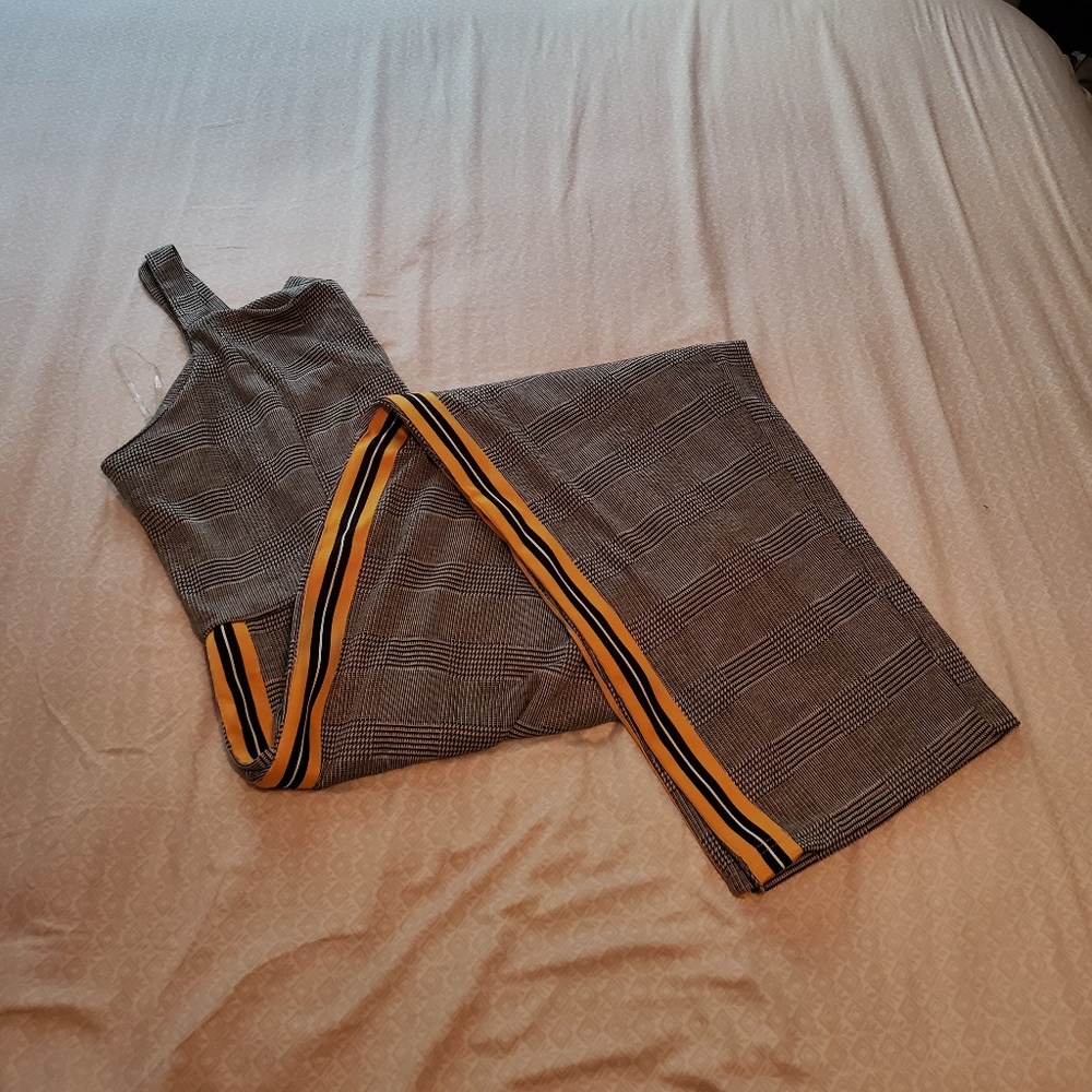 Plaid Jumpsuit